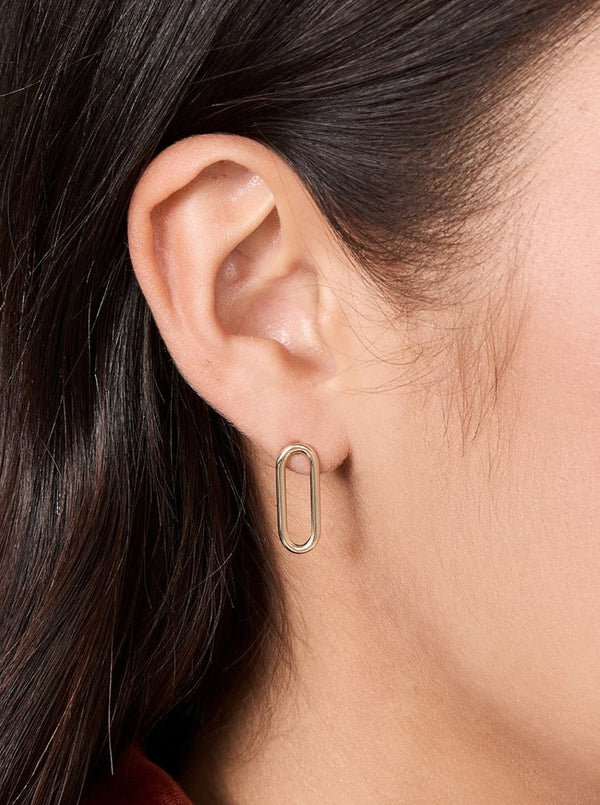 Solid Link Earrings