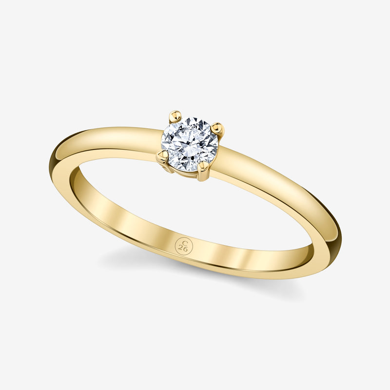 Classic Stackable Diamond Ring