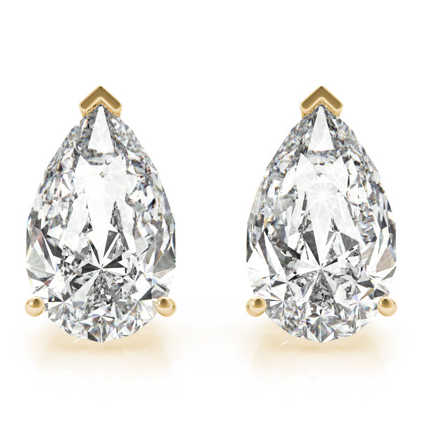 Pear Diamond Studs