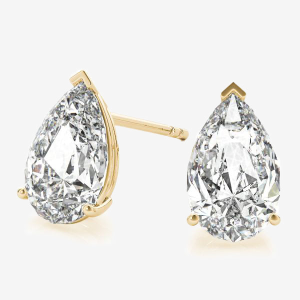 Pear Diamond Studs