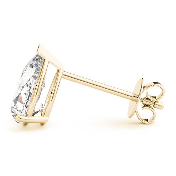 Pear Diamond Studs